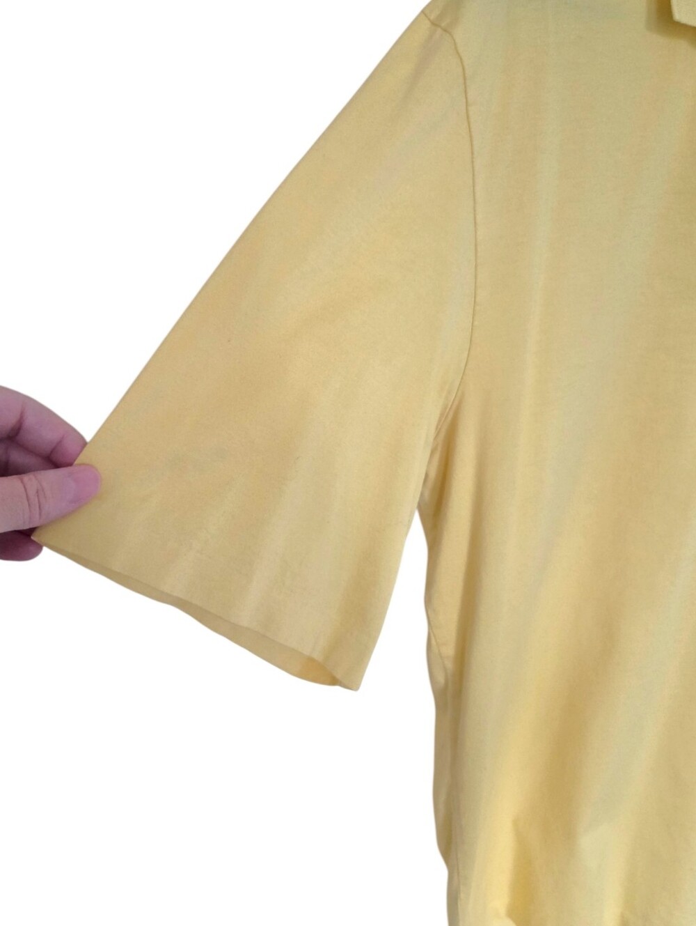 Polo Golf Ralph Lauren Shirt Yellow Mens Medium Preppy - Picture 7 of 10